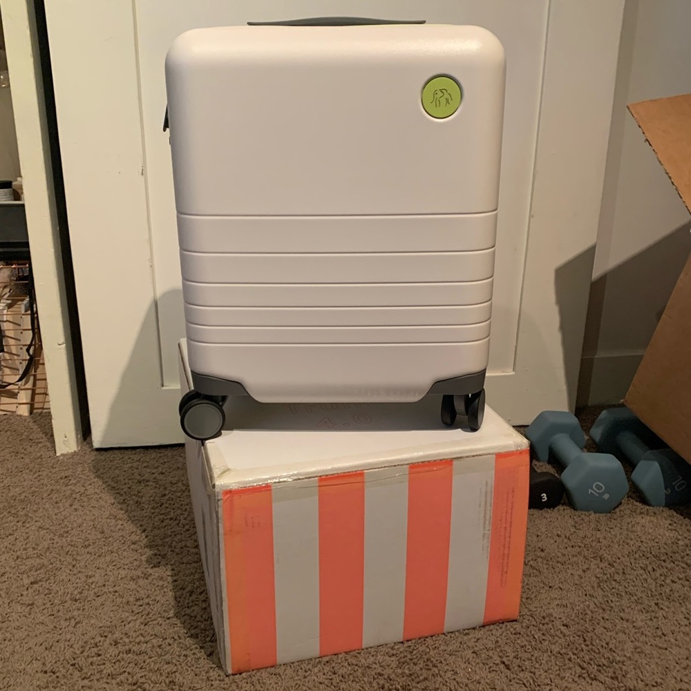 Drunk Elephant x Monos suitcase